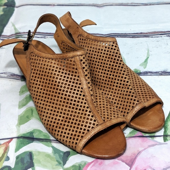 Paul Green Shoes - Paul Green Lois Slingback Leather Sandals U.S 9.5